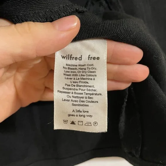 Wilfred Free Denim Mini Zip Skirt - Picture 6 of 7